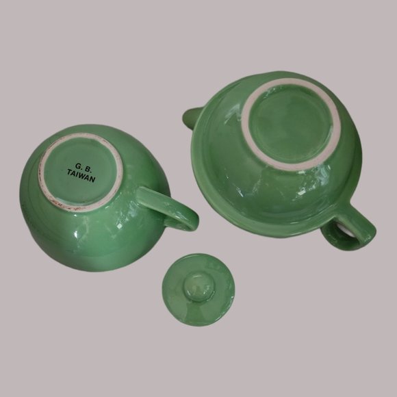 Green Ceramic Teapot - Picture 5 of 5